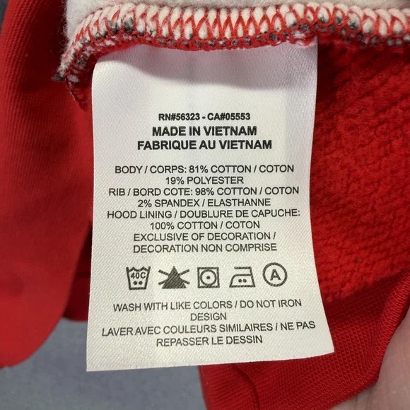 Ohio State Buckeyes Hoodie Sweatshirt Mens XL Red Gray NCAA Football Nike Fleece - Picture 5 of 7